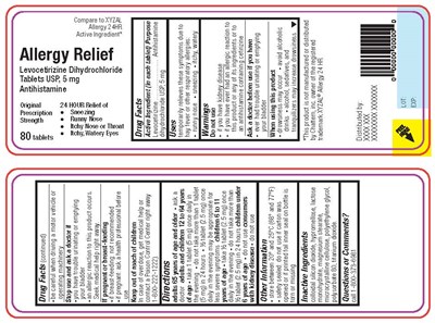 Levocetirizine 80 Ct Label (Levocetirizine 80 Ct Label)